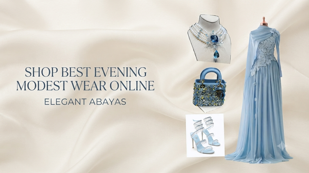 Shop Best Evening Modest Wear Online | Elegant Abayas