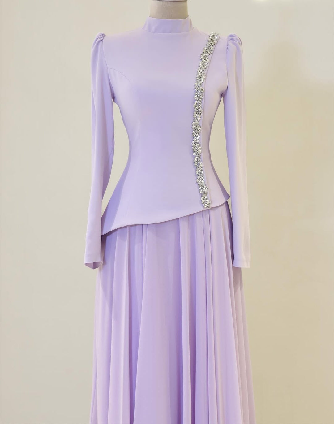 Crystal Line Top and Skirt