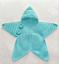 Handmade Crochet Star-Shaped Baby Dress For Winters