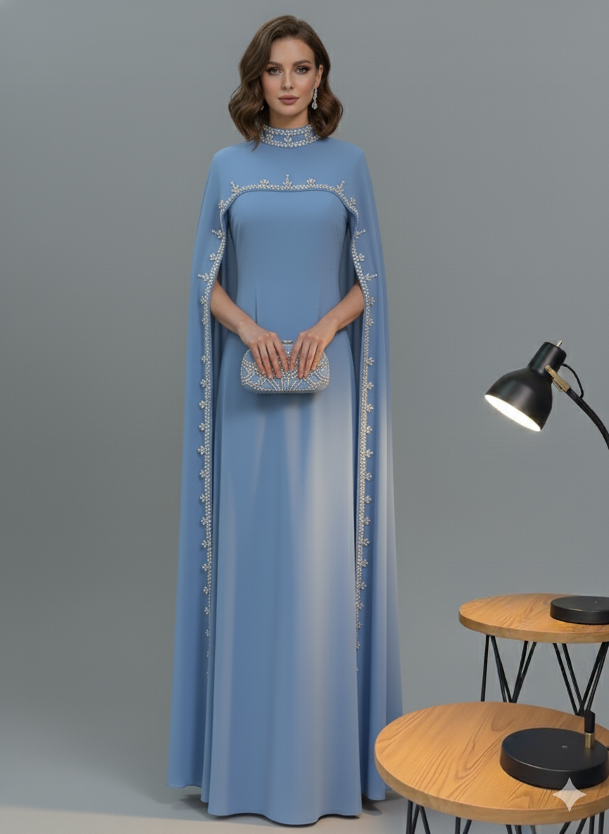 Das verzierte Umhangkleid