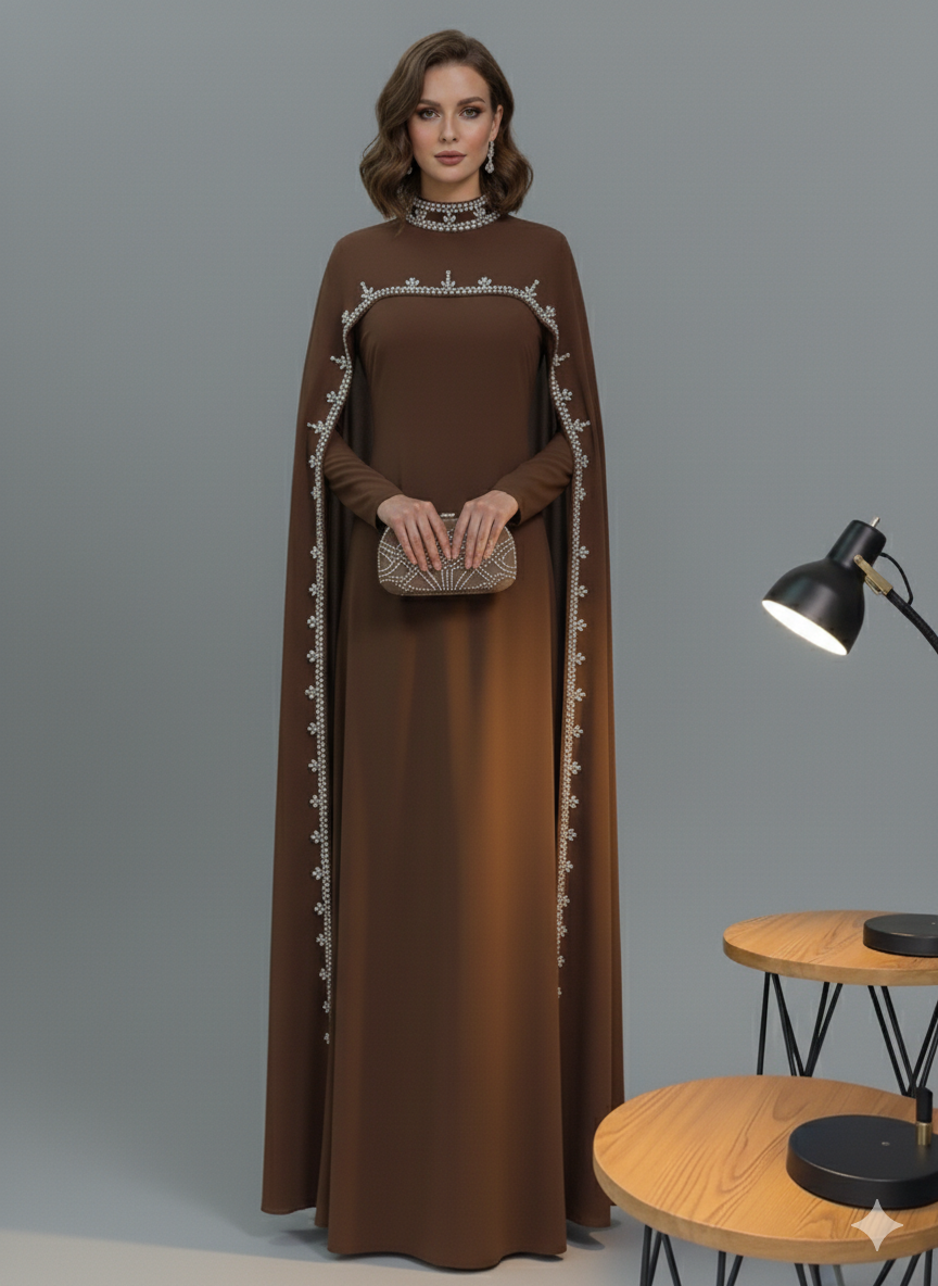 Das verzierte Umhangkleid