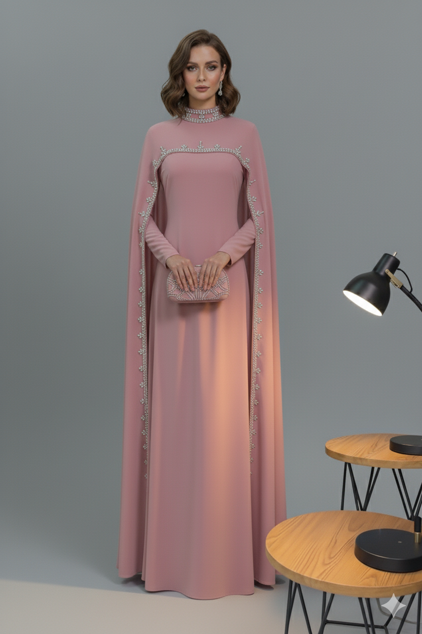 Das verzierte Umhangkleid
