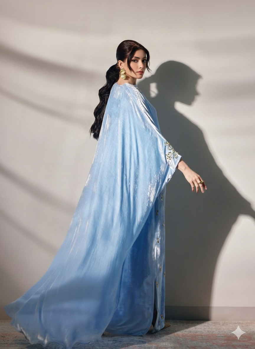 Luxuriöser Premium-Samtkaftan