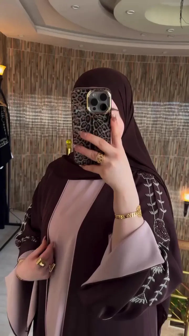 Stylish Embroidered Sleeves Abaya For Women |Special Eid Edition