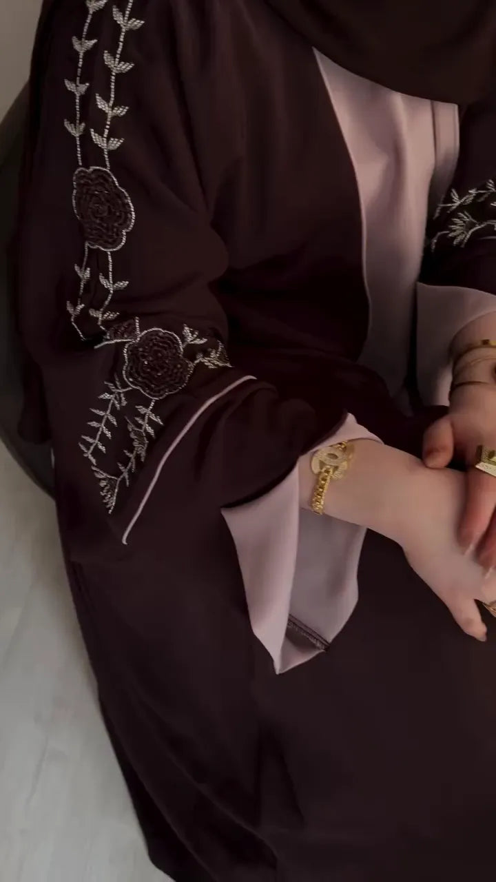 Stylish Embroidered Sleeves Abaya For Women |Special Eid Edition