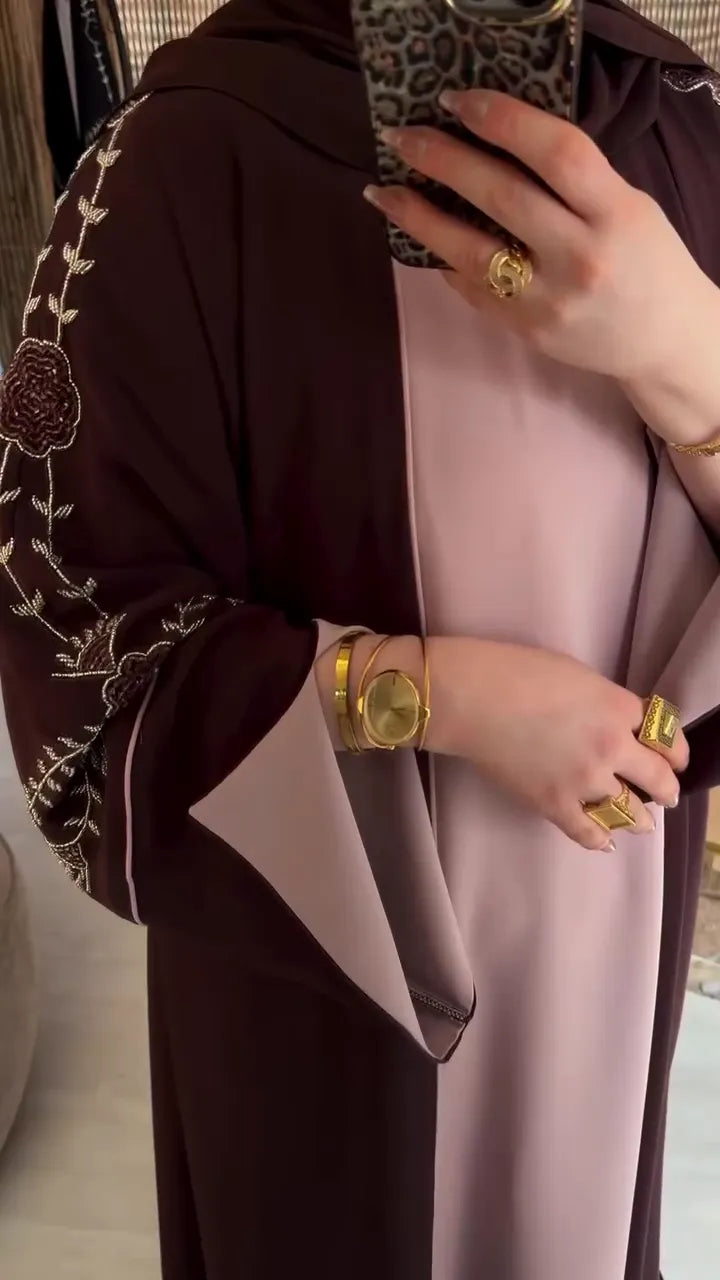 Stylish Embroidered Sleeves Abaya For Women |Special Eid Edition