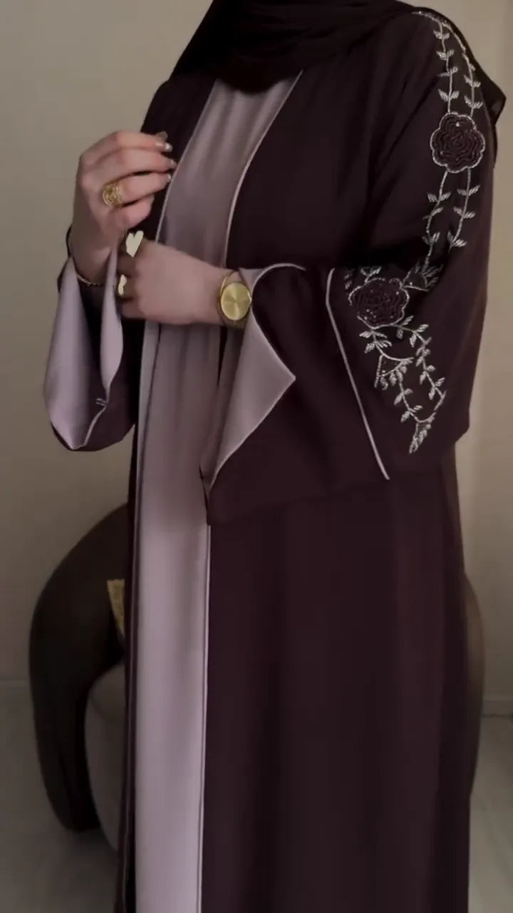 Stylish Embroidered Sleeves Abaya For Women |Special Eid Edition