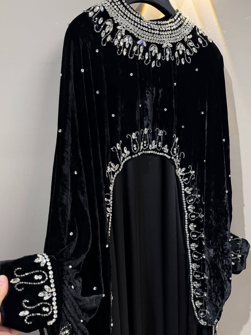 Premium Samt Abaya Kleid | Eid Sonderedition