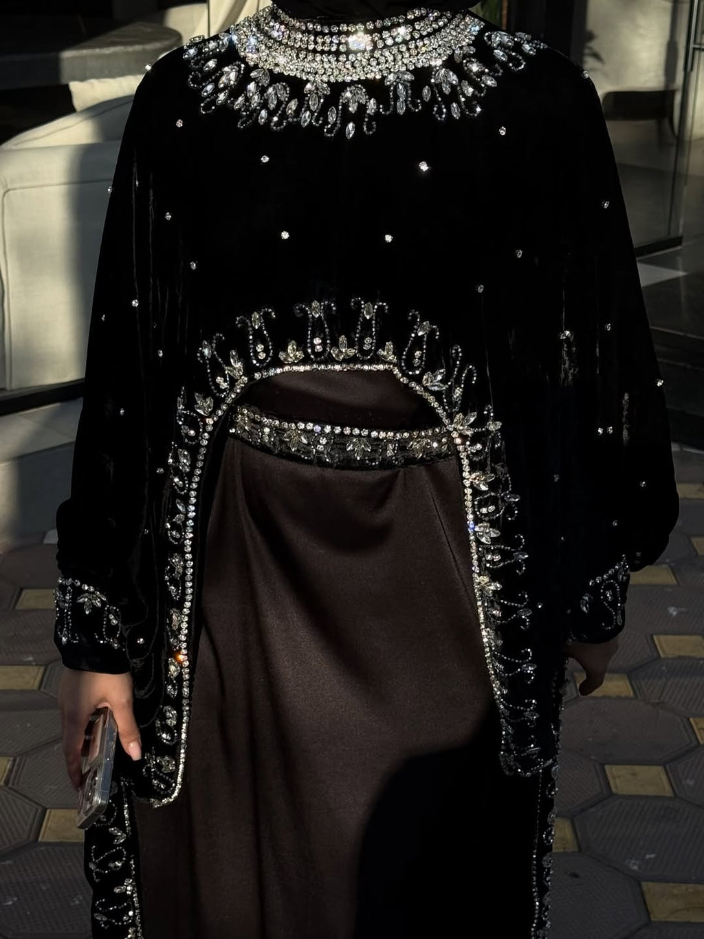 Premium Samt Abaya Kleid | Eid Sonderedition