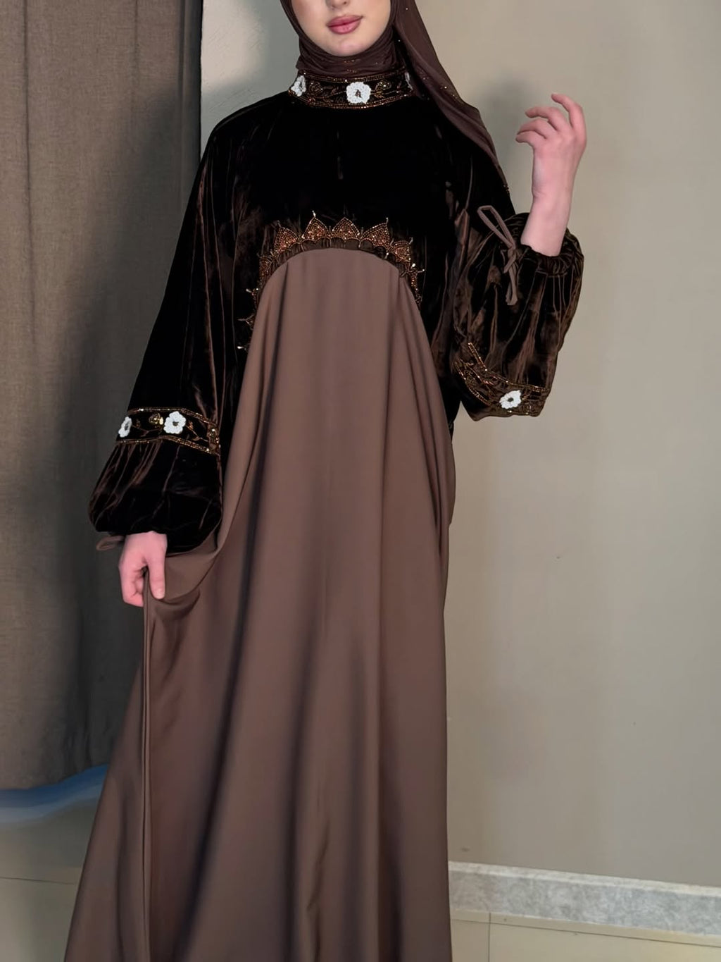 Exklusive bestickte Abaya-Kleider Ramadan-Kollektion | Eid-Sonderedition