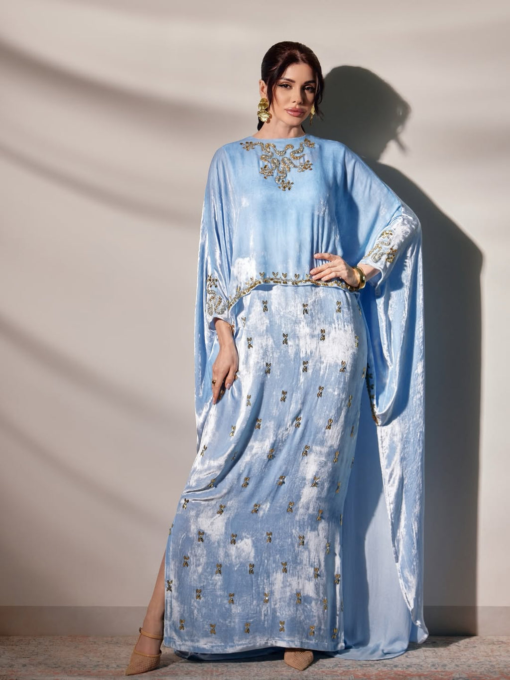 Luxuriöser Premium-Samtkaftan