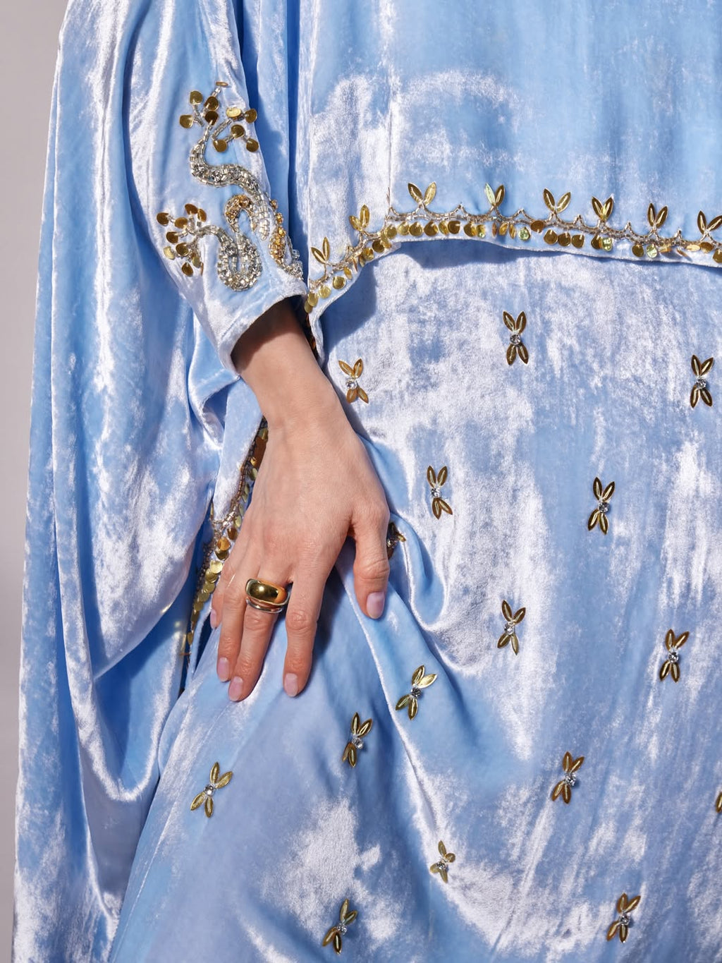 Luxuriöser Premium-Samtkaftan
