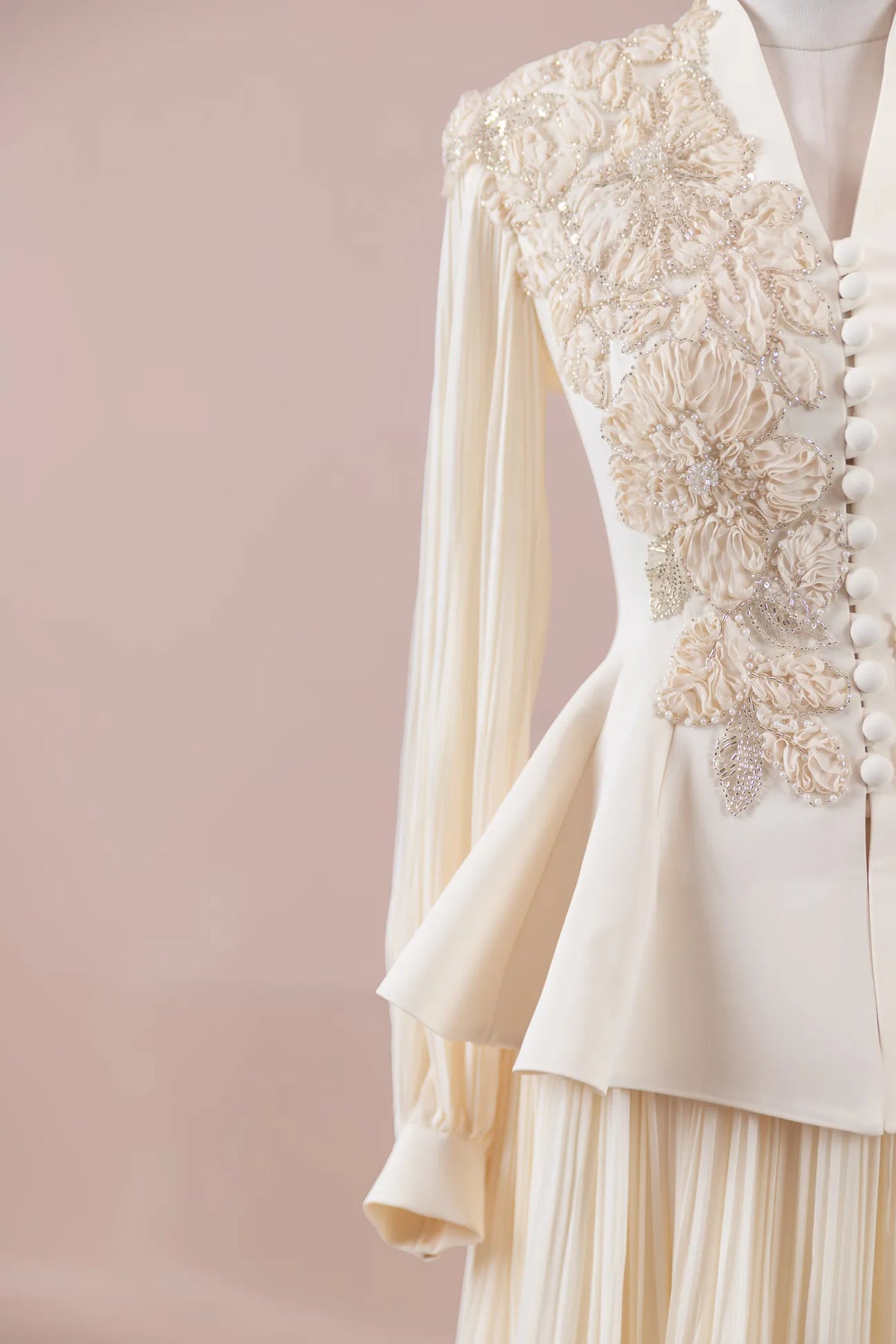 Premium Peplum Top and Skirt Set for Women | Elegant Formal Event Wear