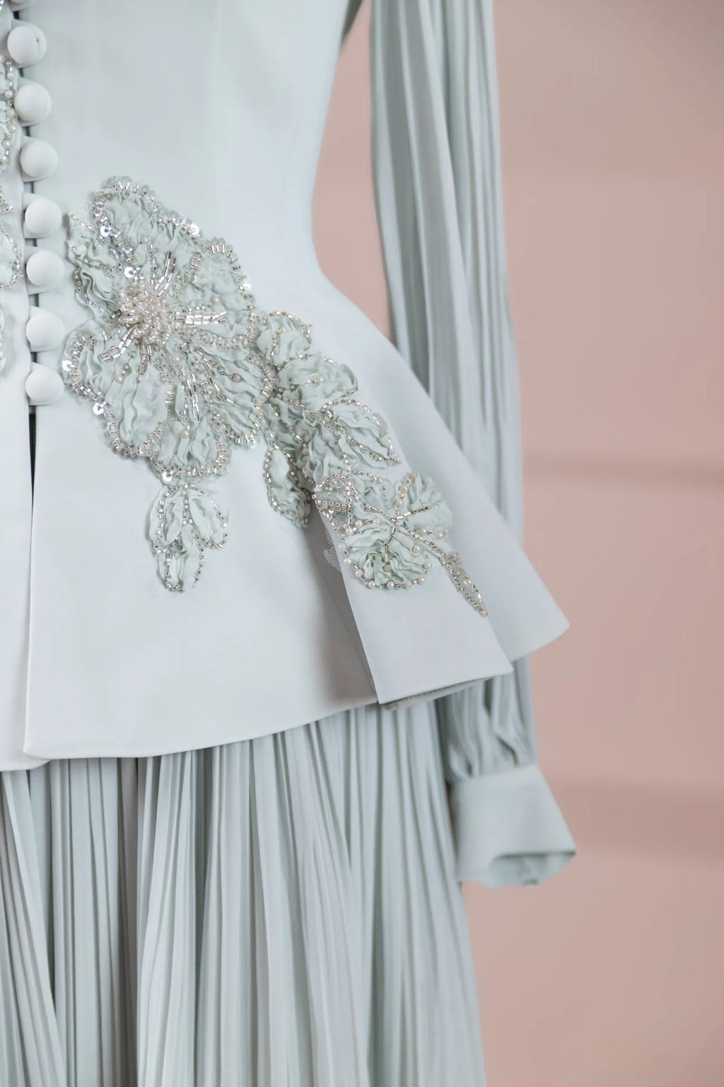 Premium Peplum Top and Skirt Set for Women | Elegant Formal Event Wear