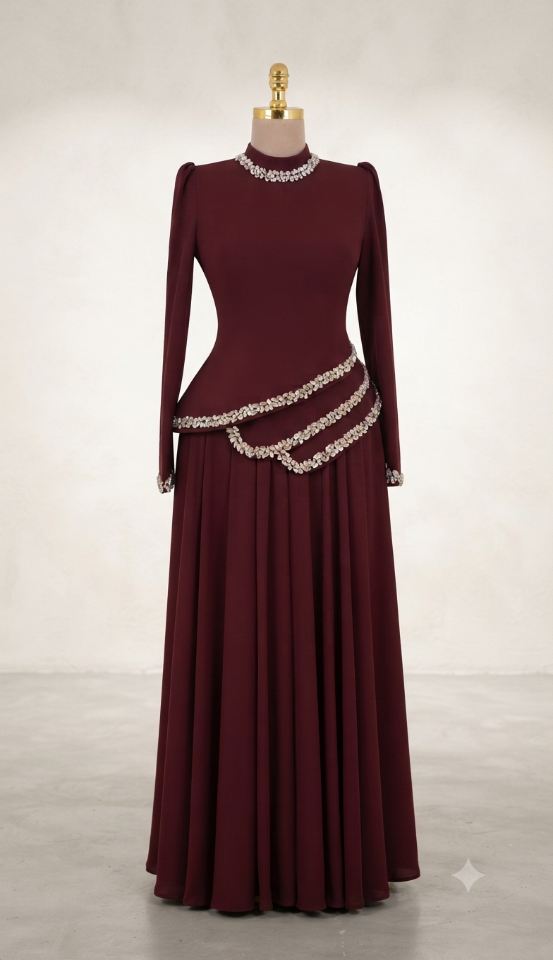 Premium Stone Embellished Top and Skirt Set for Women | Luxury Wedding & Party Wear