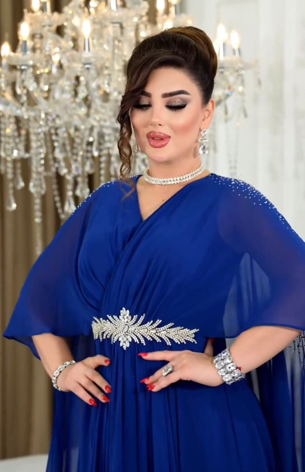 Luxury Cape Gown for Wedding Season