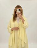 Casual Everyday Lightweight Open Abaya for Women