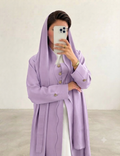 Premium Casual and Formal Abaya Dress Set with Matching Sheila