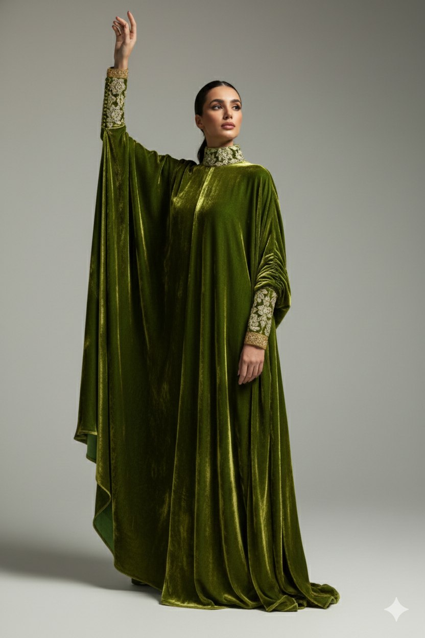 Velvet Kaftan Set of 8 Models