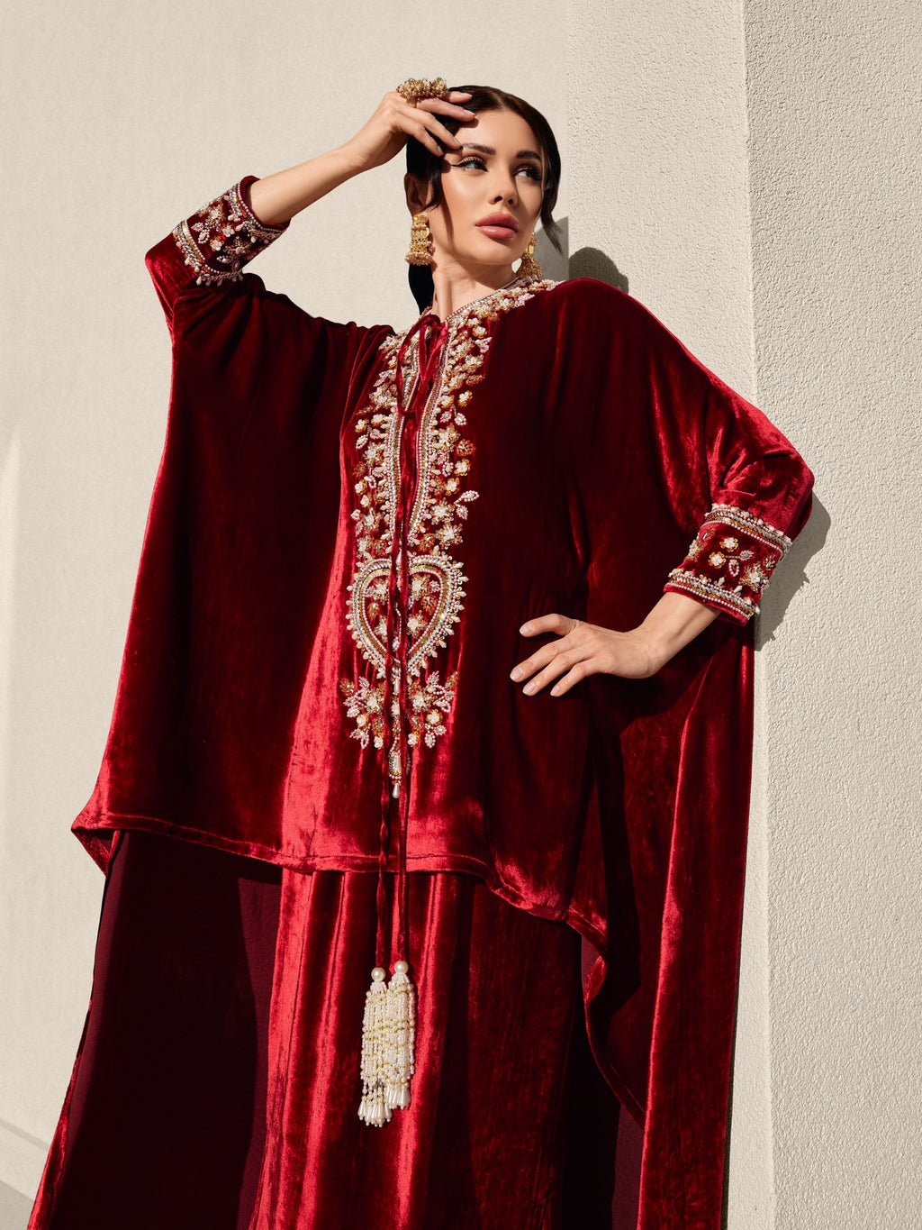 Velvet Kaftan Set of 8 Models