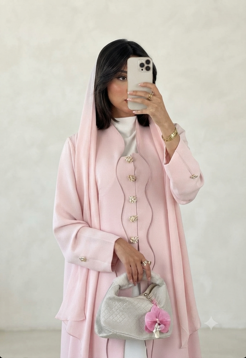 Premium Casual and Formal Abaya Dress Set with Matching Sheila